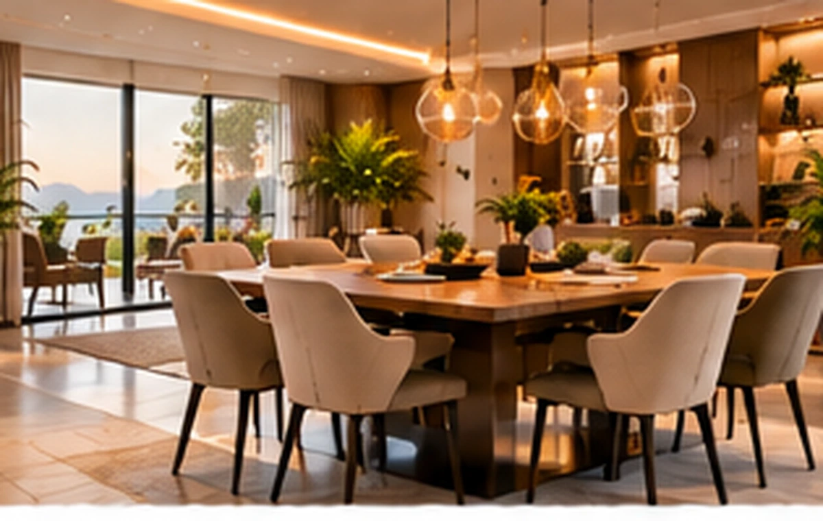 Modern yemek odası mobilyası